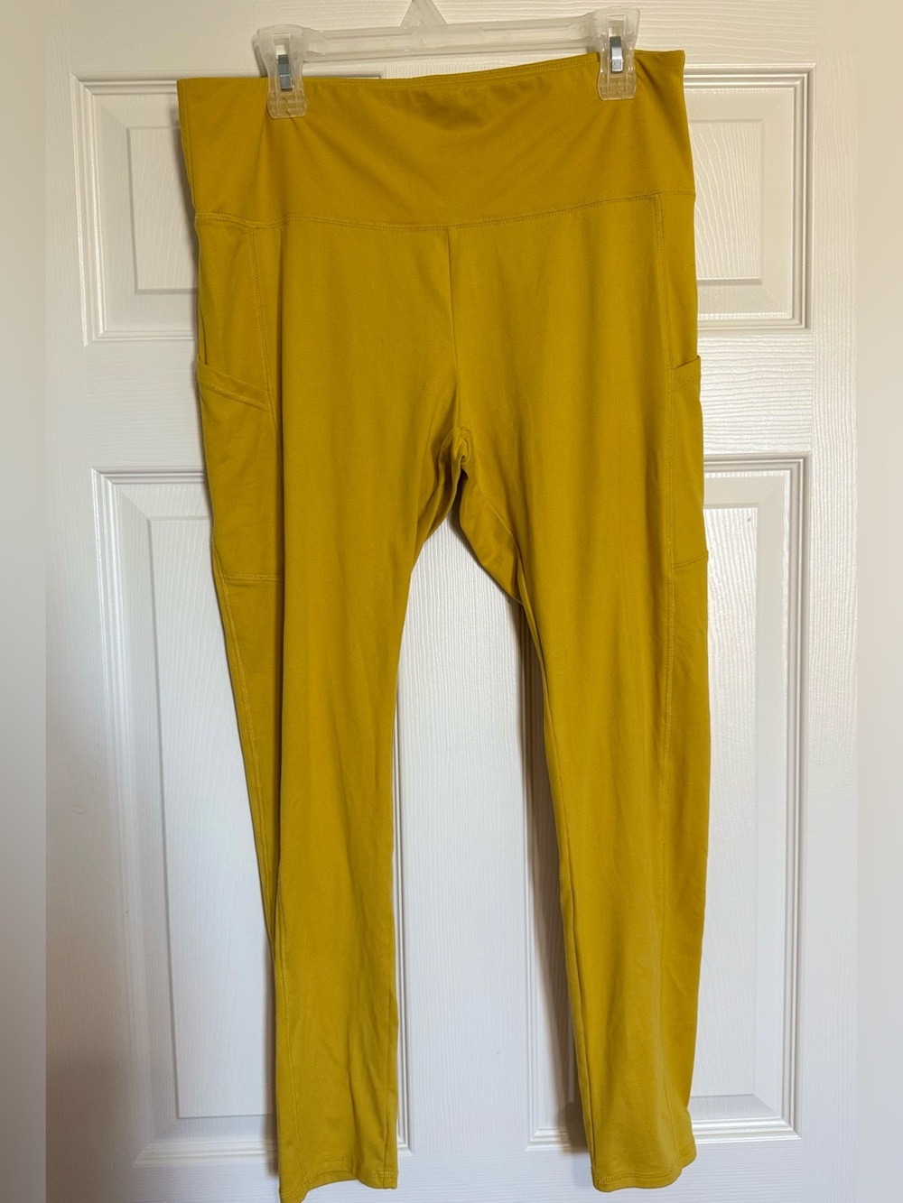 Wild Fable Mustard Yellow Buttery Soft High Rise Pocket Leggings XL